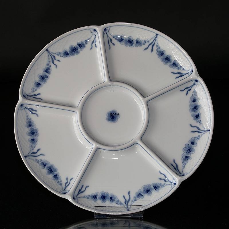 Empire stel fordelerbakke eller tapas fad, Bing & Grøndahl 32cm