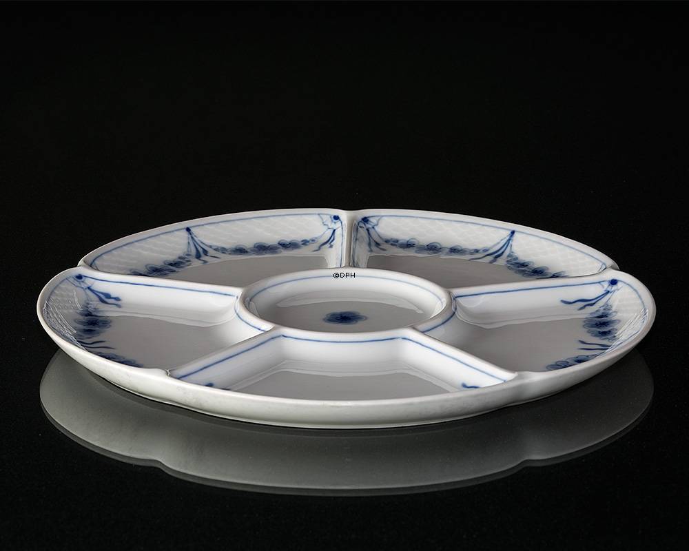 Empire stel fordelerbakke eller tapas fad, Bing & Grøndahl 32cm