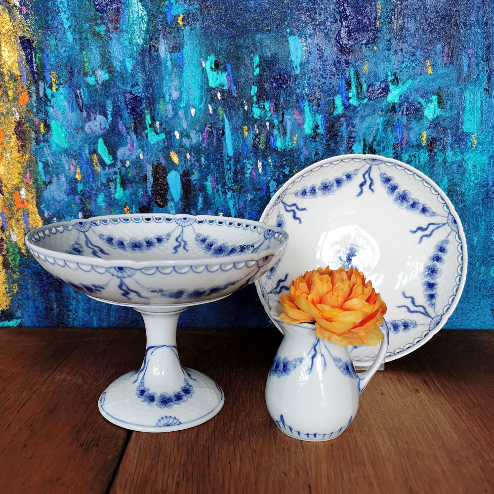 Empire stel skål med blondekant 19cm, Bing & Grøndahl nr. 312 eller 577