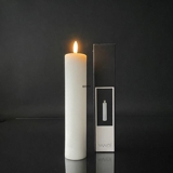 UYUNI Lighting LED Pillar Candle, large Height 22cm (Ø 4,8cm)