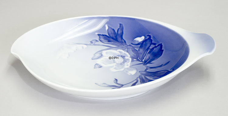 Julerose stel bladformet skål/asiet Bing & Grøndahl 25cm nr. 199 eller 357