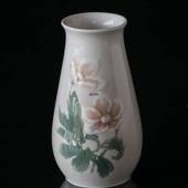Vase med Blomst lys Julerose stel Bing & Grøndahl