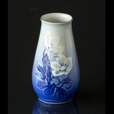 Vase mit Blume Christrose Geschirr mit Goldrand Bing & Gröndahl