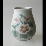Vase Christrose Geschirr helle farben 13cm Bing & Gröndahl