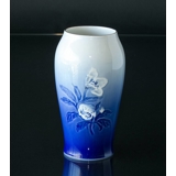 Julerose stel vase med guldkant Bing & Grøndahl