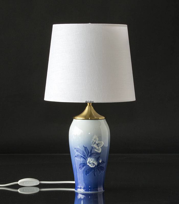 Julerose bordlampe, Bing & Grøndahl