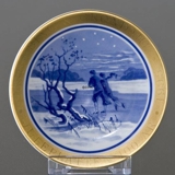 1895-1995 Skating Couple, Bing & Grondahl Centennial plaquette no. 4