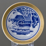 1895-1995 Den gamle vandmølle miniplatte, Odense, B&G 100 års plaquette nr.6