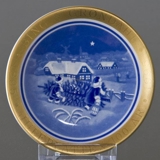 1895-1995 Juletræet hentes miniplatte, B&G 100 års plaquette nr.10