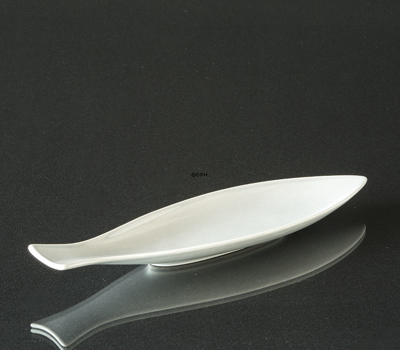 Fiskeservice, grå asiet / fiske fad, Royal Copenhagen nr. 353