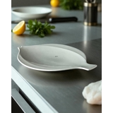 Fiskeservice, grå asiet / stor fiske skål, Royal Copenhagen nr. 627