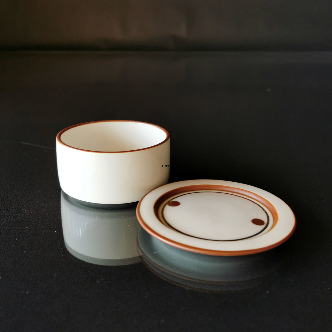 Domino, Sukkerskål med låg, Royal Copenhagen nr. 14918