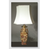 Chinese table lamp with cranes