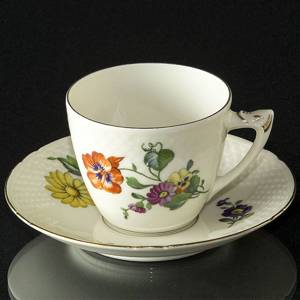Saksisk blomst, kaffe kop, indhold 12,5 cl., Bing & Grøndahl | Nr. 1500071 | Alt. 1500102 | DPH Trading