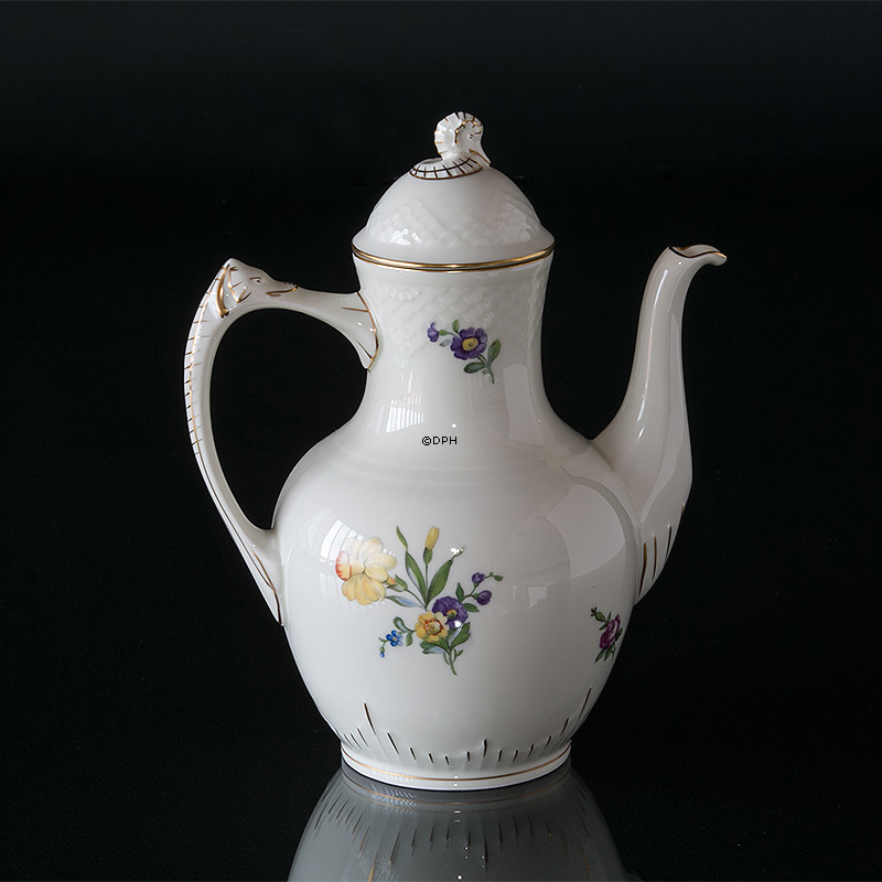 Bing & Grøndahl Saksisk Blomst kaffekande 1,5 dl nr. 301