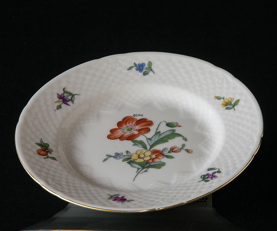Bing & Grøndahl Saksisk Blomst kagetallerken 16 cm nr. 28A eller 306