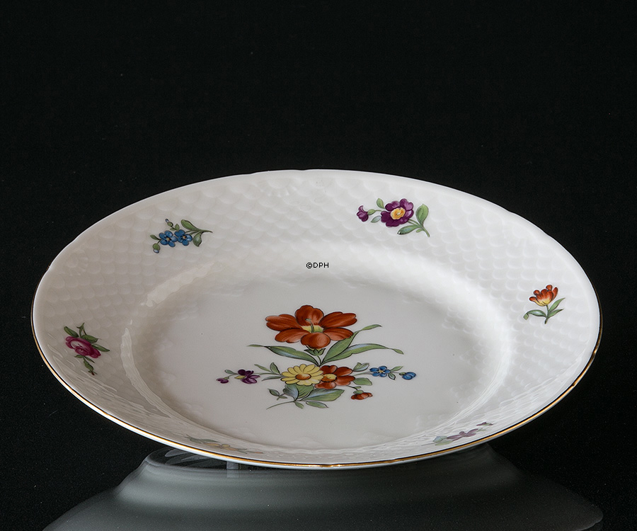 Bing & Grøndahl Saksisk Blomst frokosttallerken (forskellige blomster) 21 cm nr. 26 eller 326