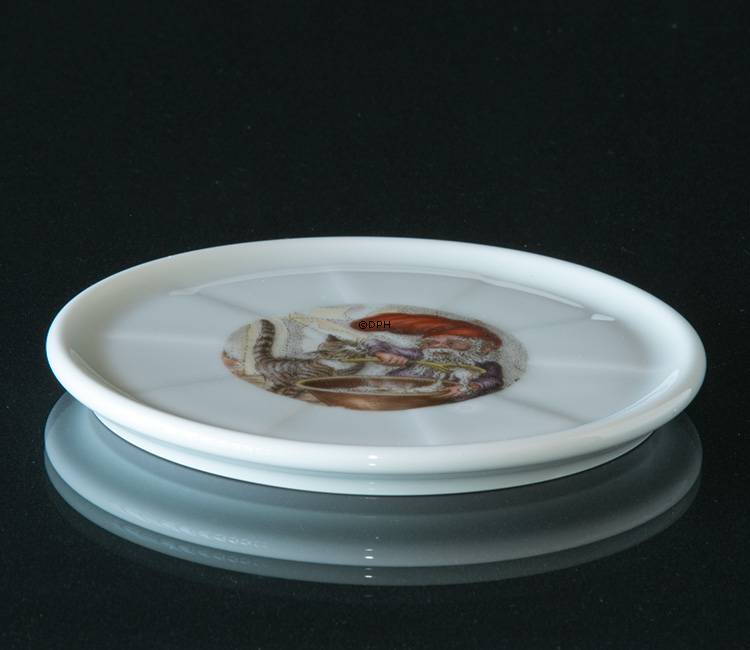 Wiberg bordskåner med nisse med grød og kat