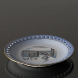 Wiberg Juleservice, kagetallerken, nisse og kælk, Bing & Grøndahl nr. 3504616
