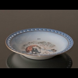 Wiberg Christmas Service, deep plate with pixie and mouse no. 3507323
