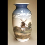 Vase mit Mühle, Royal Copenhagen Nr. 806