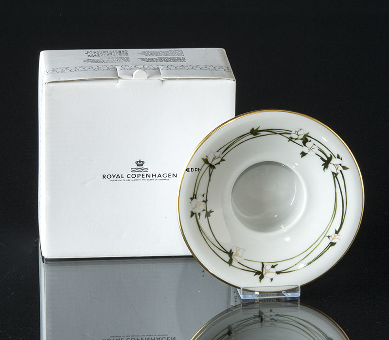 Lysestage med blomsterranke/Kalenderstage Royal Copenhagen