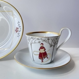 2007 Royal Copenhagen Julekop m/kagetallerken og underkop, sæt