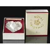 Violise Lunn, porcelain heart white, Royal Copenhagen