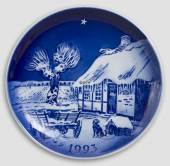 1993 Desiree Svend Jensen Christmas plate, cake plate