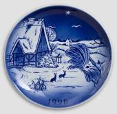 1996 Desiree Svend Jensen Christmas plate, cake plate