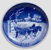 1998 Desiree Svend Jensen Christmas plate, cake plate