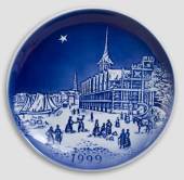 1999 Desiree Svend Jensen Christmas plate, cake plate