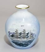 Windjammer ship vase Bing & Grondahl B&G