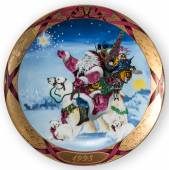 Santa Claus Plates Bing & Grondahl B&G