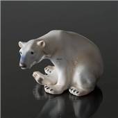 Dahl Jensen, Polar Bear, Bing & Grondahl figurine no. 1629Producer : Bing & Grøndahl  - Royal CopenhagenItem no.: 1020409 - Alt. Item no.: B1629Height: 19 cm