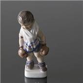 Title :"Boxer", Boy with Boxing Gloves, figurine Dahl Jensen
Producer : Dahl Jensen
Item no.: DJ1069 - Alt. Item no.: DJ10690
Height: 15 cm
