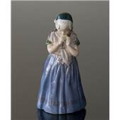 Titel: Bornholmerpige, Royal Copenhagen figur Producent: Royal Copenhagen Varenr.: R1323 Højde: 22 cm 