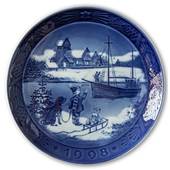 Sven Vestergaard - Welcome committee 1998, Royal Copenhagen Christmas plate