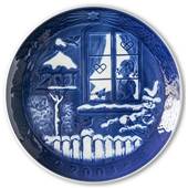 Sven Vestergaard - Bird table 2001, Royal Copenhagen Christmas plate