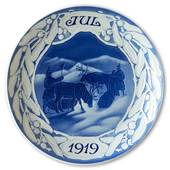 Rorstrand Christmas Plate 1919 