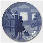 Das kleine Mädchen mit den Schwefelhölzern B&G 1919 Weihnachtsteller