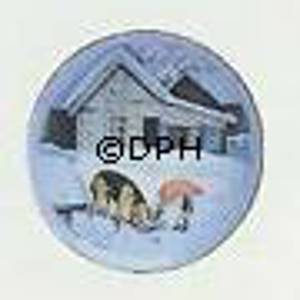 Wiberg Juleservice, ornament med nisse og hund | Nr. 1824701 | Alt. 3502-5709 | DPH Trading