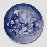 2002 Royal Copenhagen Millennium Teller, Kinder und Panda