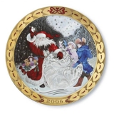 Royal Copenhagen, Herzen des Weihnachten Serie Teller 2006, Herzen aus Schnee