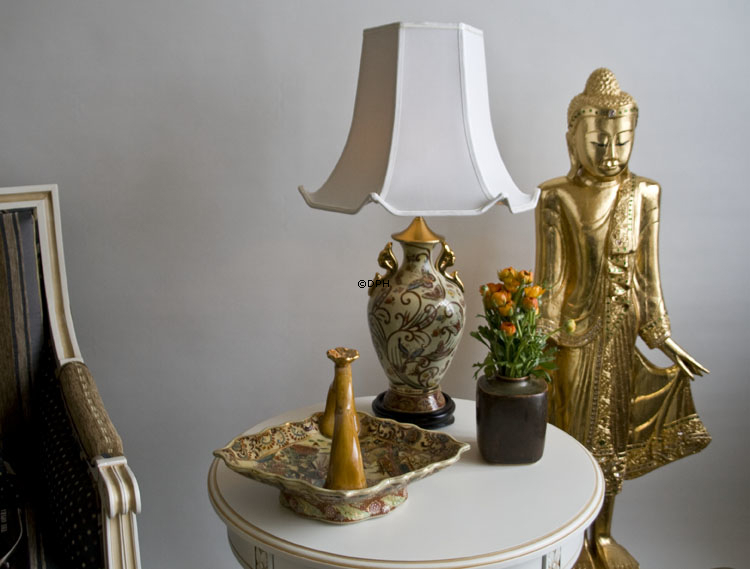 Kinesisk skål med hank