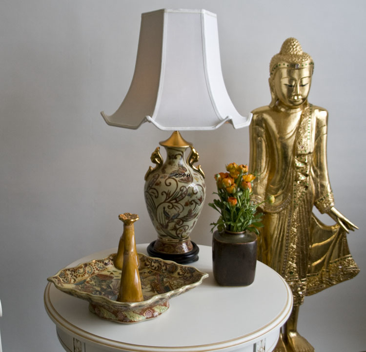 Kinesisk skål med hank