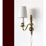 Bracket lamp in bronze with 1 arm