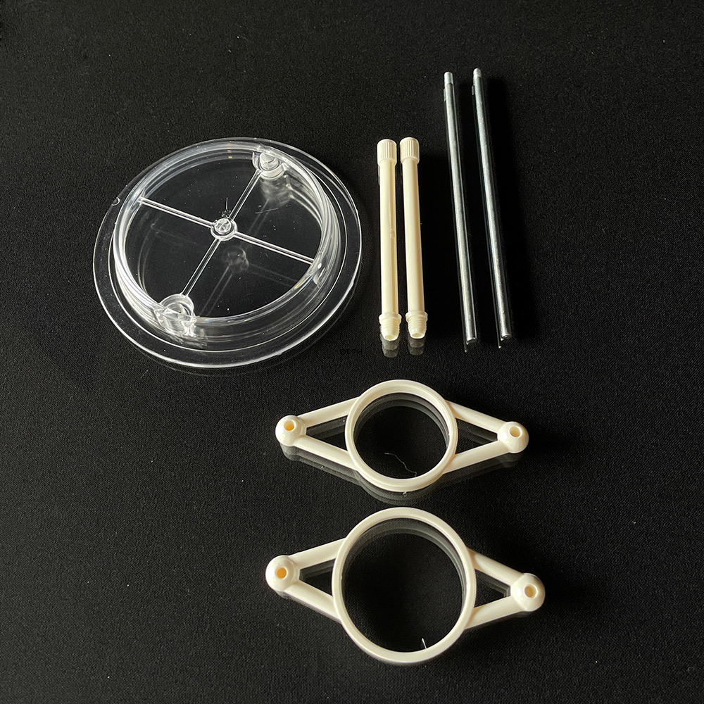 Universal skærmstativ til alle lamper med standard E27 fatningerer (bruges til skærme med bærering)