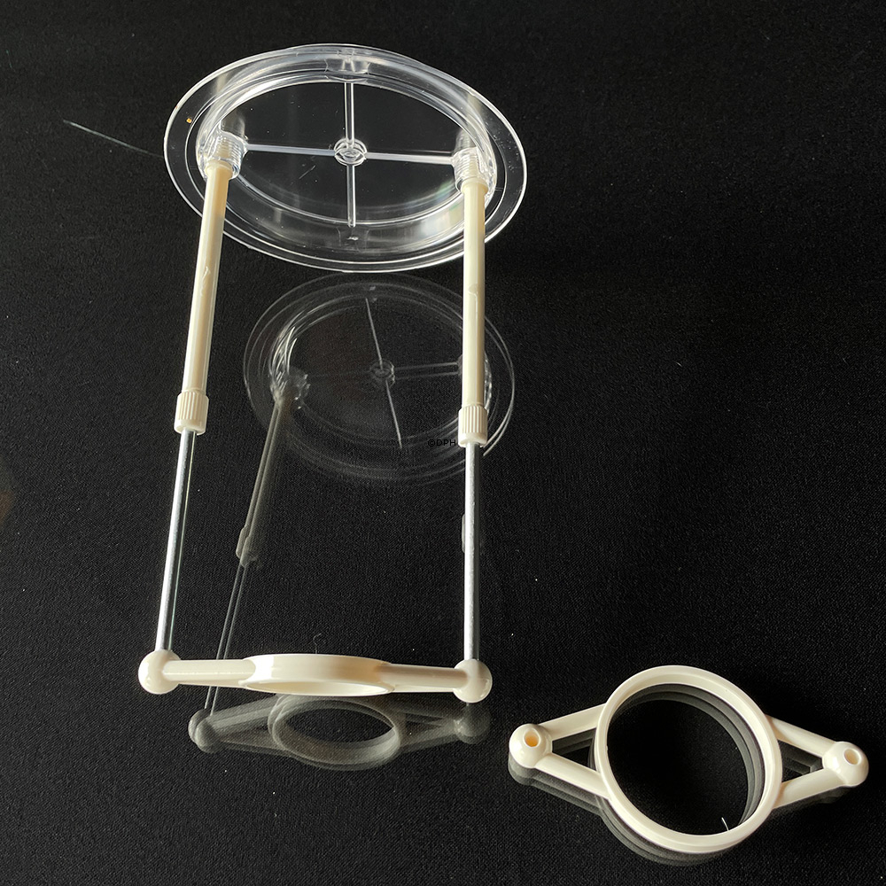 Universal skærmstativ til alle lamper med standard E27 fatningerer (bruges til skærme med bærering)