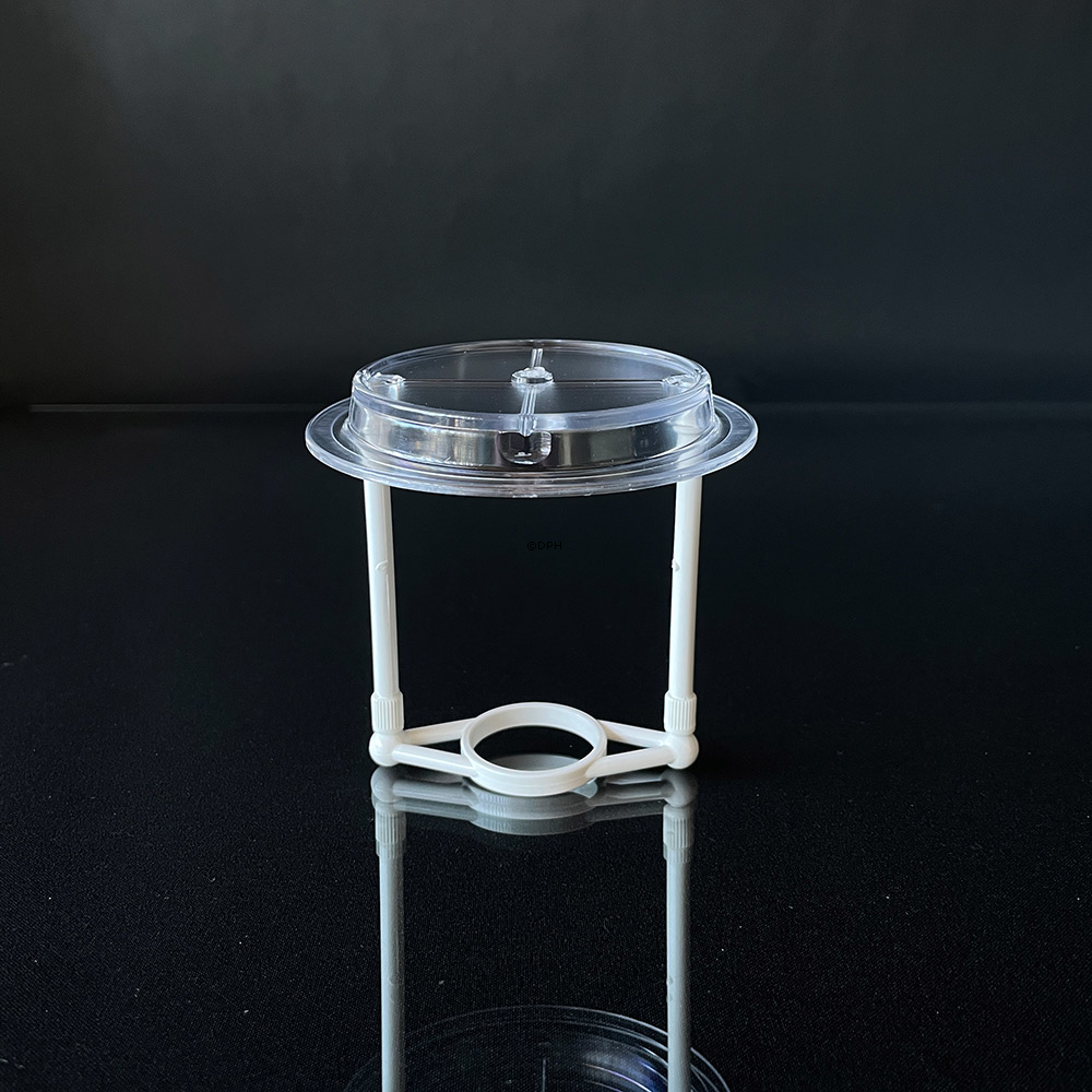 Skærmstativ/Skærmholder (til gamle E27 fatninger UDEN omløbsringe - ø34 mm) Lavt (Bruges når et alm. stativ får skærmen til at side for højt)